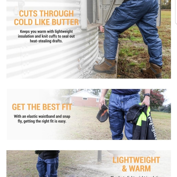 NEW! RefrigiWear Cooler wear trousers sz Medium NWT - Picture 11 of 14